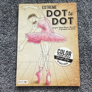 Extreme dot to dot puzzle book